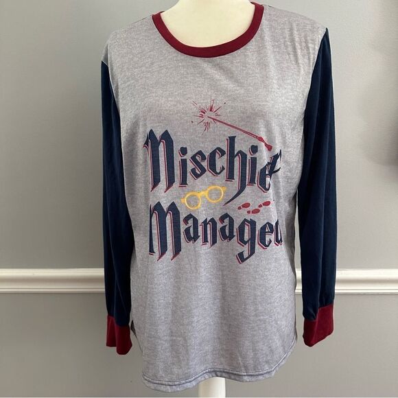 Harry Potter Mischief managed shirt size L - Picture 1 of 6